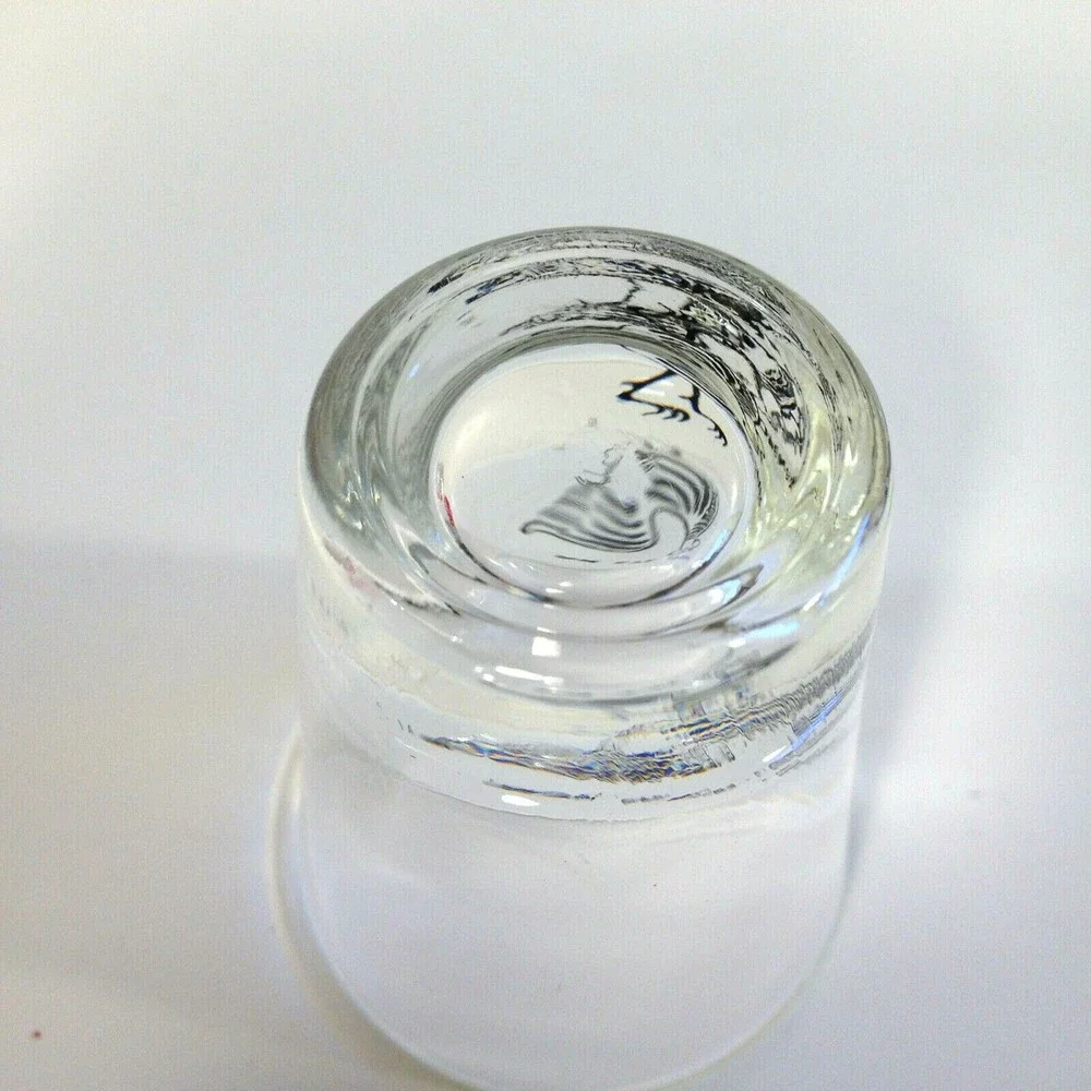 Vintage Collectable An Eye Opener Shot Glass Rooster on Front Anchor Hocking